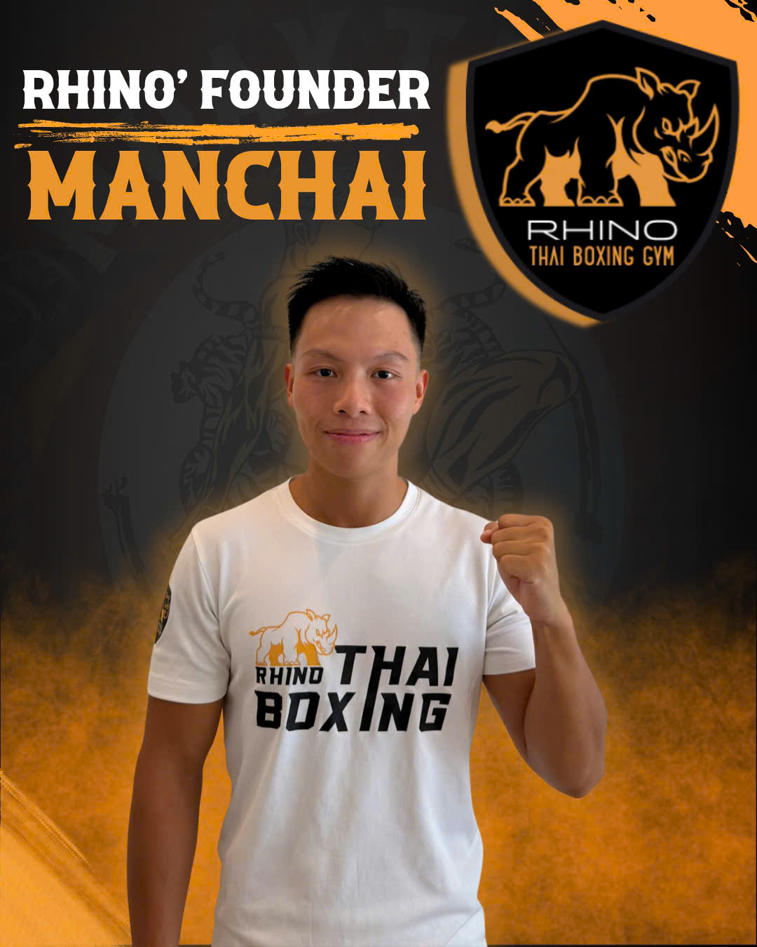 Head coach and founder at Rhino Thai Boxing Gym