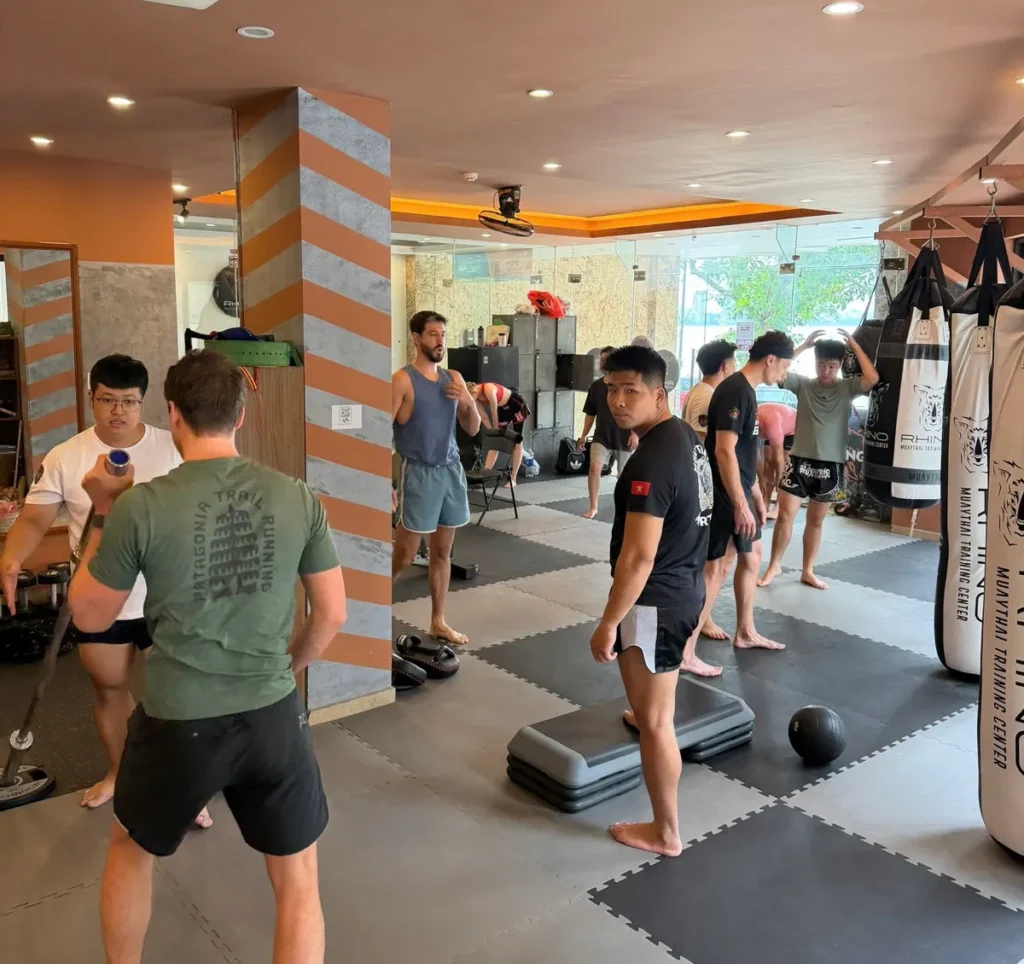 RHINO gym entrance on Dang Thai Mai in Quang An, Tay Ho